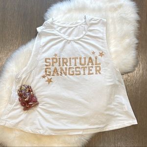 🤎SPIRITUAL GANGSTER 🤎 Muscle Tee (Size-M)